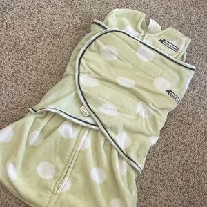 Halo SleepSack Wearable Blanket - Light Green and White